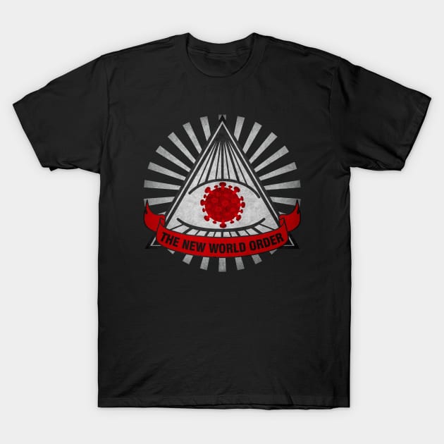 New World Order Pandemic Puns - Vintage Style T-Shirt by Mr.FansArt